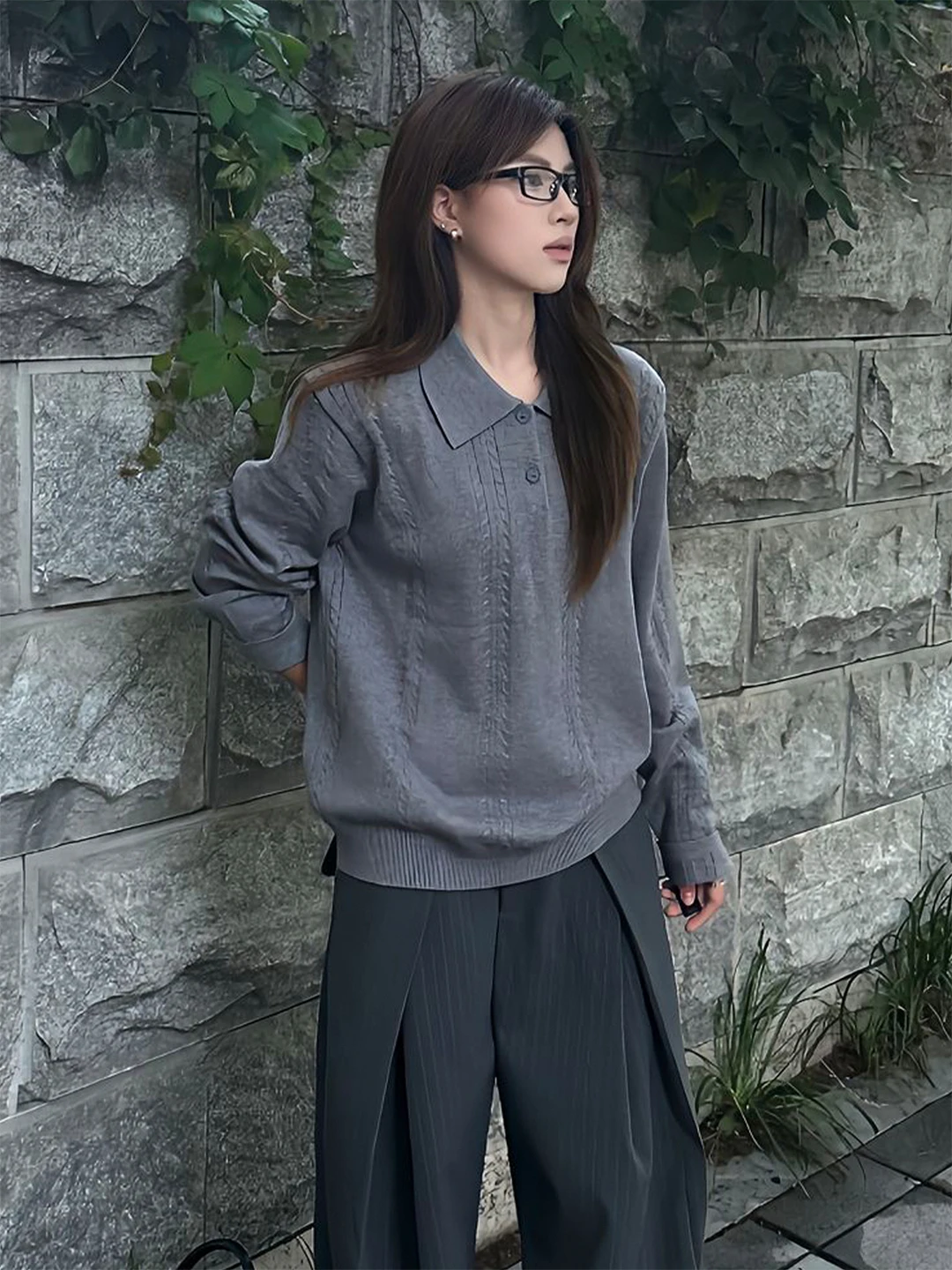 

Вязаный свитер в стиле американского ретро с узором «пшеничный колос», длинный рукав, для мужчин и женщин, осень-зима, повседневный, высококачественный трикотаж