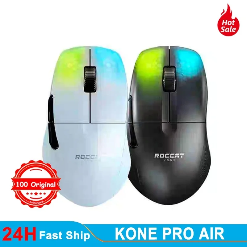 

New Kone Pro Air - high performance ergonomic wireless gaming mouse, black