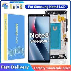 TFT Quality Note 8 Screen Replacment for Samsung Note8 N950A N950U N950F N950V Lcd Display Touch Screen with Frame Assembly