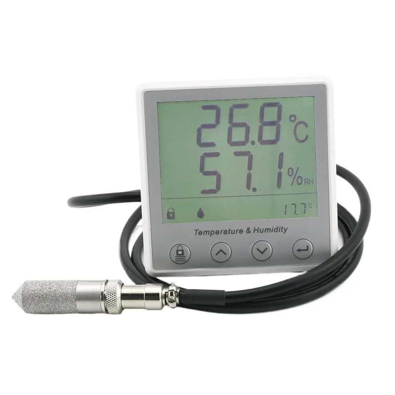 

Warehouse high-precision temperature and humidity sensor RS485 built-in/external probe temperature and humidity transmitter