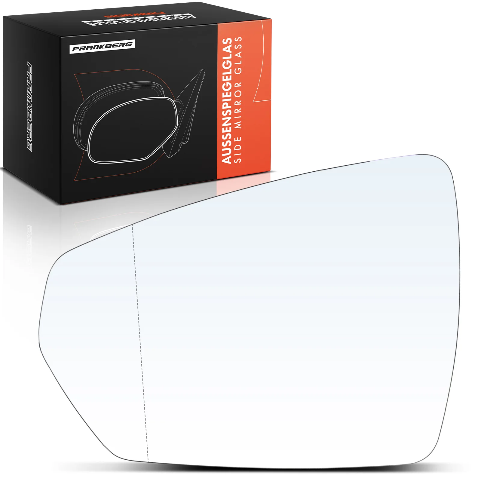 Frankberg 1x Spiegelglas Buitenspiegel Spiegel Links voor VW Polo AE1 AW1 BZ1 Audi A1 City Carver GBH 2G0857521B