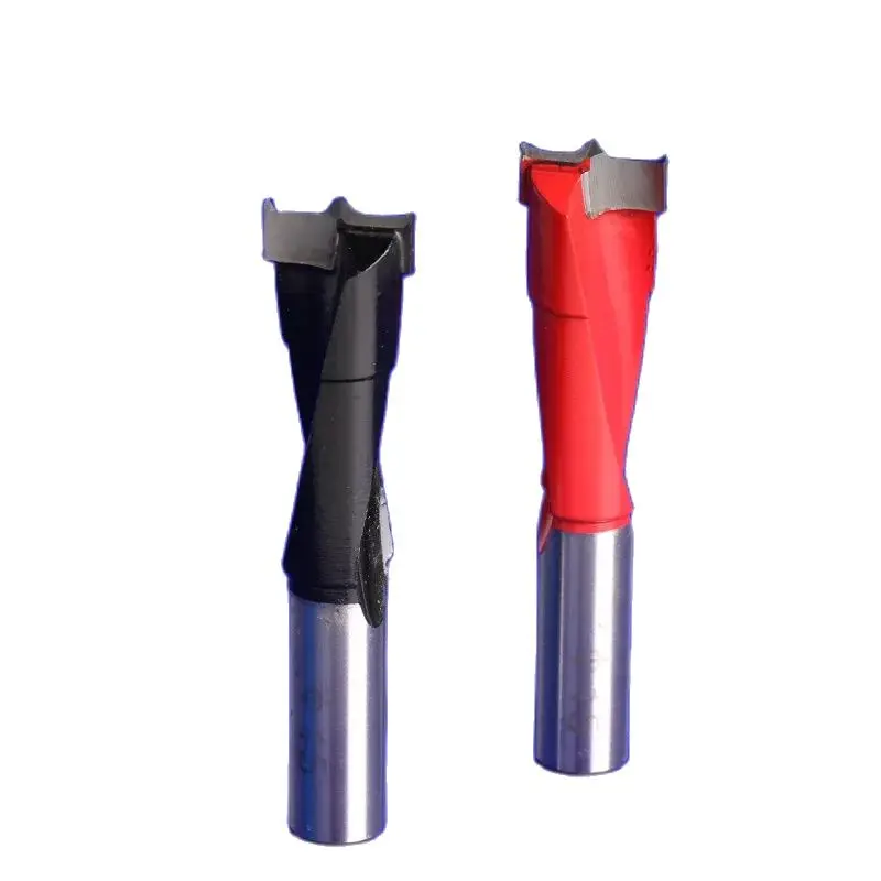 WeiTol 1 pcs Row Drilling Bit 70mm length router bit for wood Carbide end mill Woodworking Through Hole Drill Bit