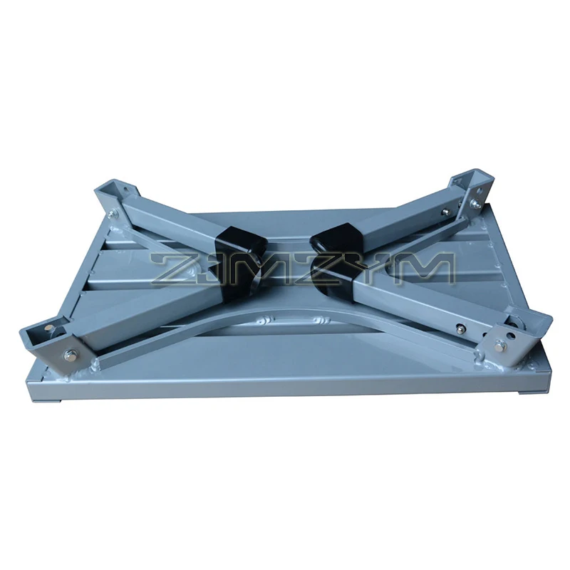 RV Platform Step Stool Aluminum Folding Platform Stool With Non-Slip Rubber Feet Step Stool One Step Ladder For Garage Truck