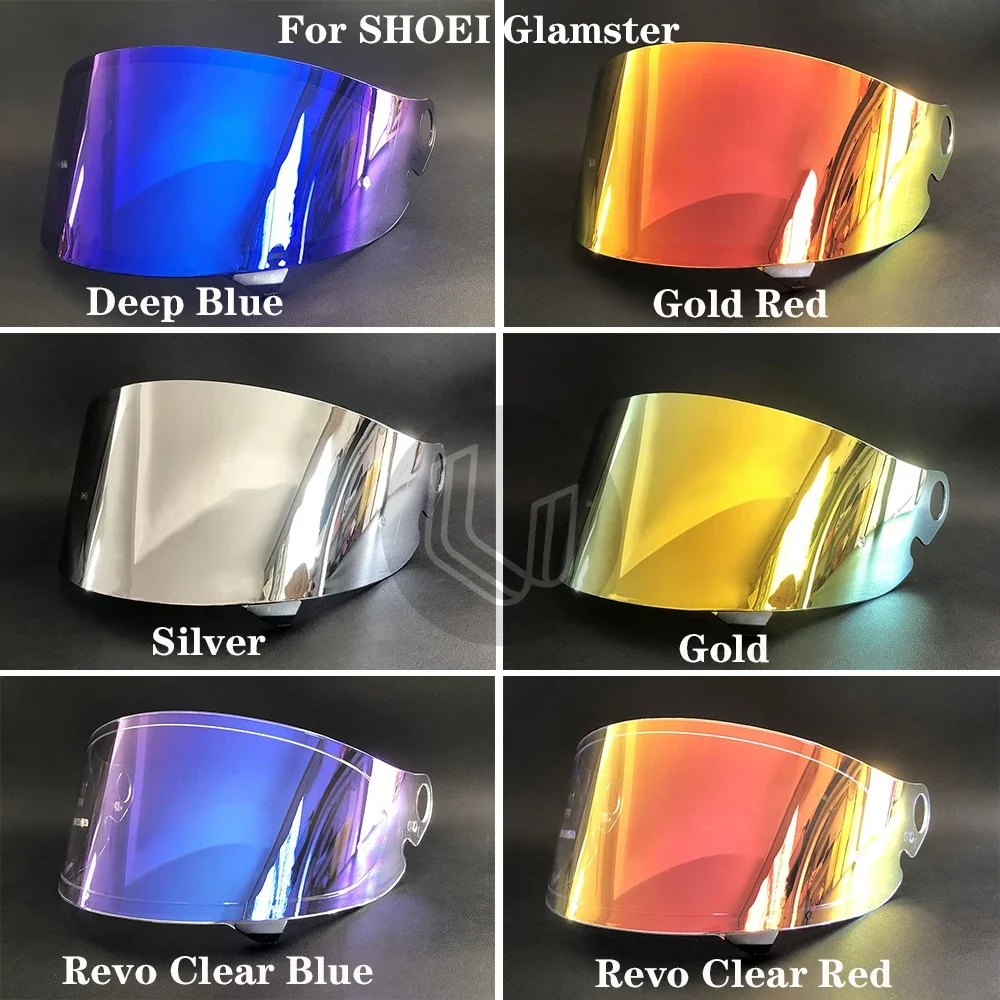 

Motorcycle Helmet Anti-UV PC Visor Lens Model Face Helmet Visor Lens For SHOEI Glamster