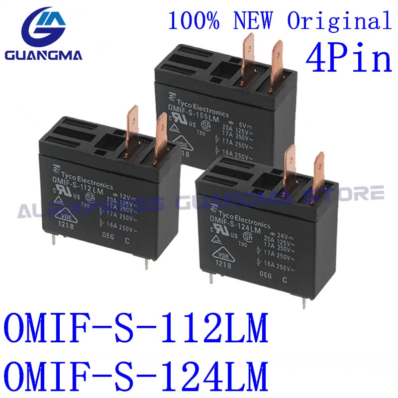 Omif-s 112 124lm 12v 24vdc 17a 4pin Adequado para ar Condicionado Aquecedor de Água Omif-s112lm Omif-s 124lm Dc12v 24v 20 Pcs