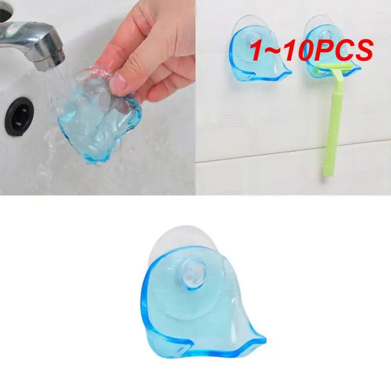 1~10PCS Manual Shaving Rack No Drilling Required Suction Cup Waterproof Multi-scene Use Not Afraid Of Falling.