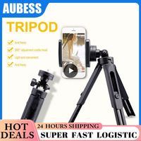 Universal Retractable Desktop Tripod Phone Holder For Live Broadcast / Portable Desk Live Stream Tripod Mobile Phone