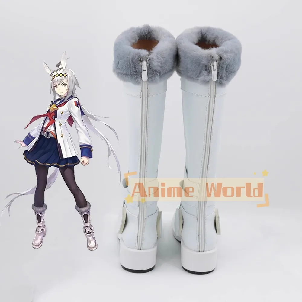 Anime Pretty Derby Oguri Cap Scarpe Cosplay Stivali realizzati su misura