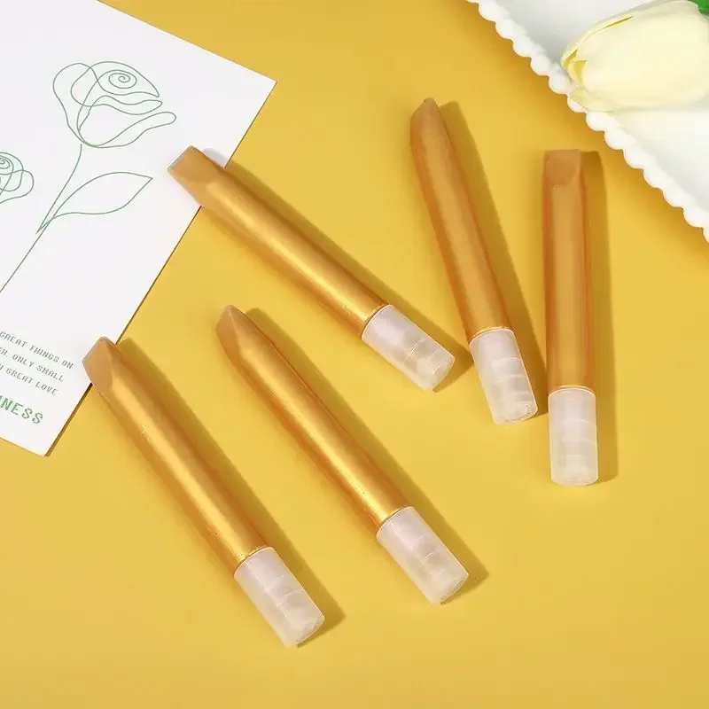 Gold 3D Three-dimensional Outline Pen Diy Hand-painted Tracing No Bake for Ceramic Metal Glass Acrylic Paint Drawing Waterproof