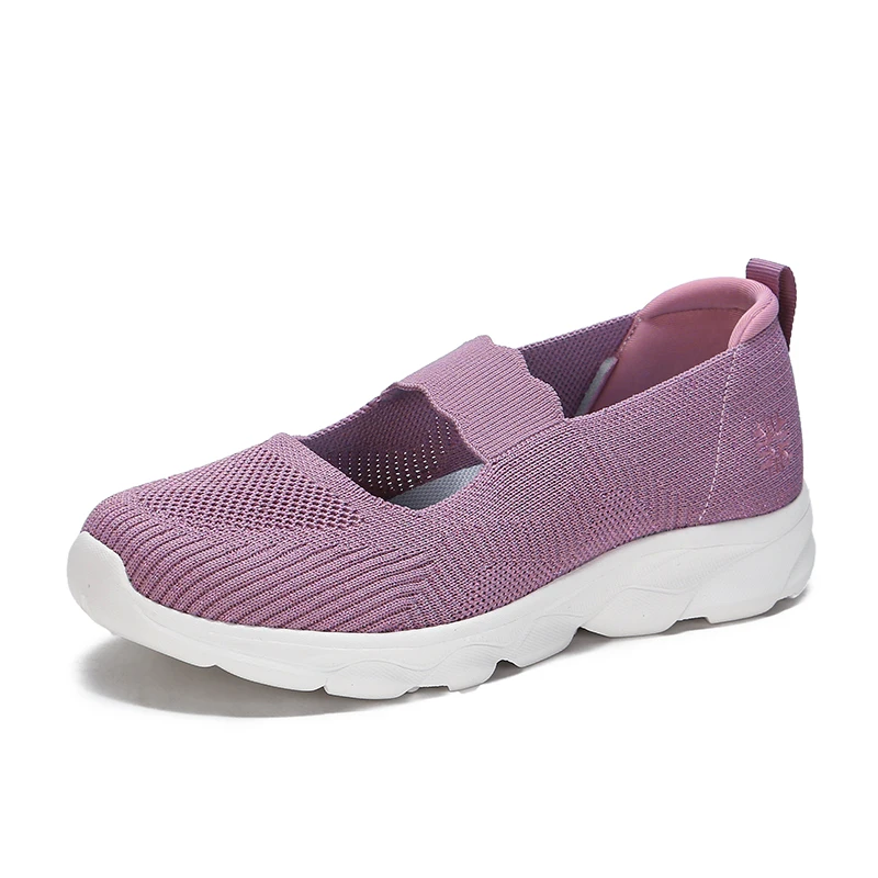 Chaussures de sport décontractées légères pour femmes, chaussures de course respirantes, semelle souple, chaussures de marche confortables, extérieur, été