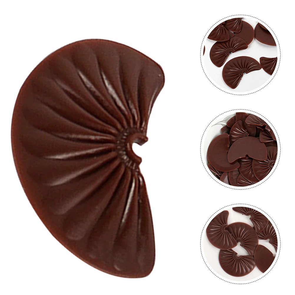 

24pcs Simulated Chocolate Chips Decorative Artificial Food Props for Display Home Party Montessori Education Toys