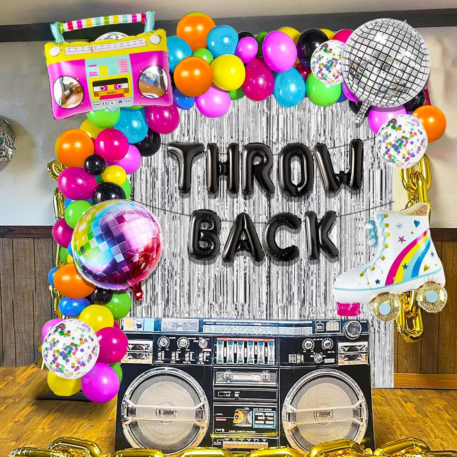 LaVenty Throwback decorazione per feste 2000s decorazioni per feste inizio 2000s tema sfondo Hip Hop Retro Y2K decorazione per feste