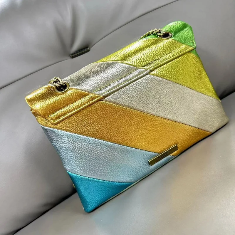 KURT GEIGER LONDON Eagle Head Bag For Women Fashion Classic Chain Patchwork Rainbow Bag Single Shoulder Crossbody Bags Versatile