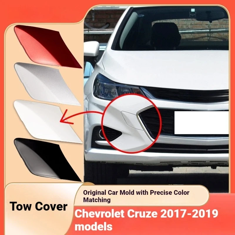 Front Bumper Tow Hook Hole Cover Cap – For Chevrolet Cruze 2016-2018 (Right Side, 84051802)