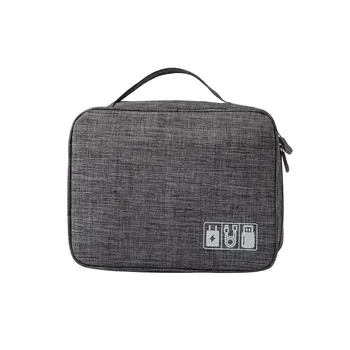 حقيبة رقمية كاتيونية محمولة مقاومة للماء صندوق تخزين كابل البيانات حقيبة تخزين مستحضرات التجميل للسفر