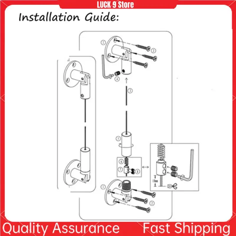 

1.5Mmx9.8Ft Adjustable Hanging Wires Kit,Heavy Duty Picture Hanging Hardware,Aluminium Alloy Suspension Cable-AB52