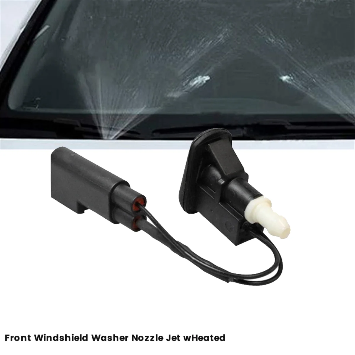 For Escape/ 2013-2019 Front Windshield Washer Nozzle Sprayer Jet with Heated 1778621 CV44-17666-AB CV4417666AC