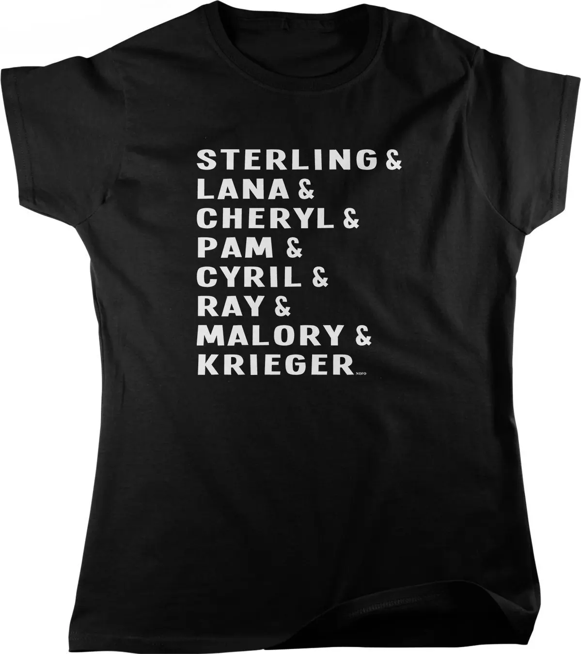 Sterling Lana Cheryl Pam Cyril Ray Malory Krieger Women's T shirt HOOD_02817