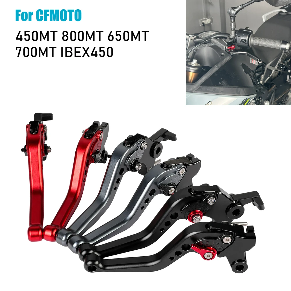 

For CFMOTO 450MT 800MT 700MT 700CL-X 650MT IBEX450 800 MT 650 NK/GT 2022-2025 Brake Clutch Lever Adjustable Short Control Handle