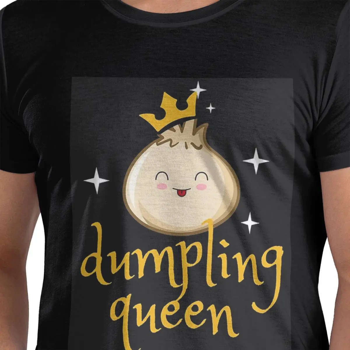 

Футболка из 100% хлопка с пельменями, мужские забавные футболки, мужские футболки с круглым вырезом и коротким рукавом, S-6XL