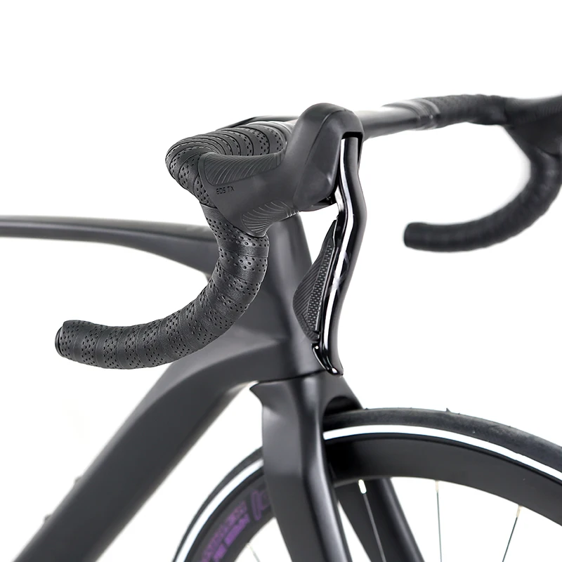 Cyclone 700C Carbon Road Bicycle with Thru Axle Disc Brake 12*142mm Electronic 24 Speed aero Racing Carbon Fiber Road Bike