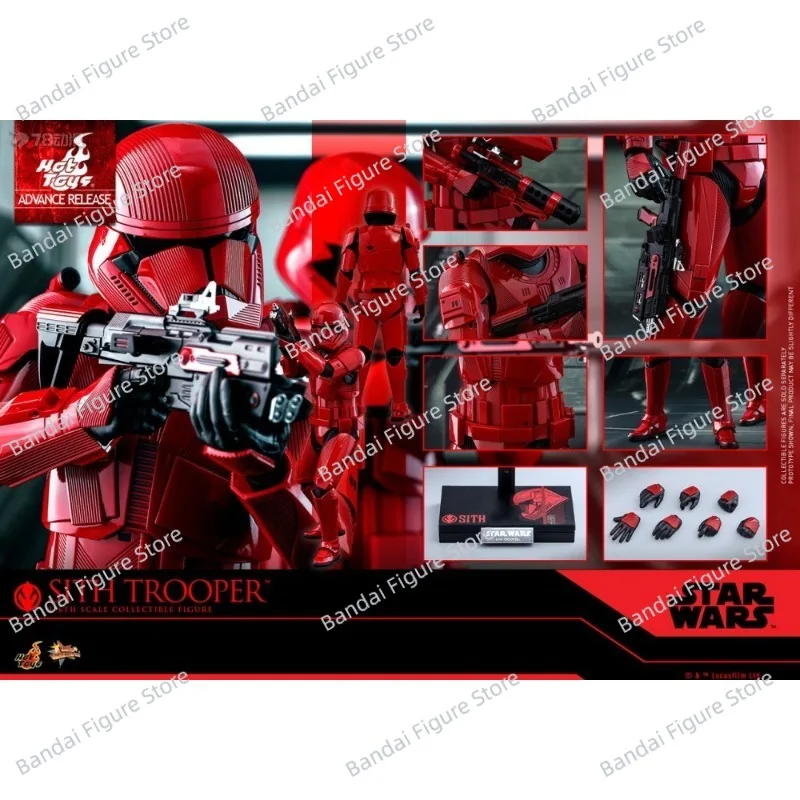 

HT HotToys MMS544 Подвижная фигурка сита Штурмовика в масштабе 1/6 Звездные войны 9 Восход Скайуокера 12 дюймов Полный набор Красный солдат