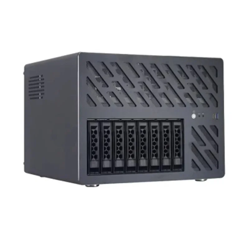 Disk Storage Server Half-height PCIE Card Slot ATX Mainboard ATX Power Hot-swappable Chassis