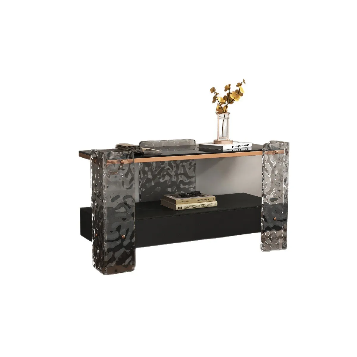 Yjq advanced sense entrance table, living room entry decoration cabinet, modern simple acrylic entrance cabinet