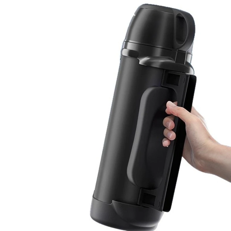 

Thermal insulation pot Stainless steel vacuum travel pot Large capacity outdoor portable car thermos kettle 2L