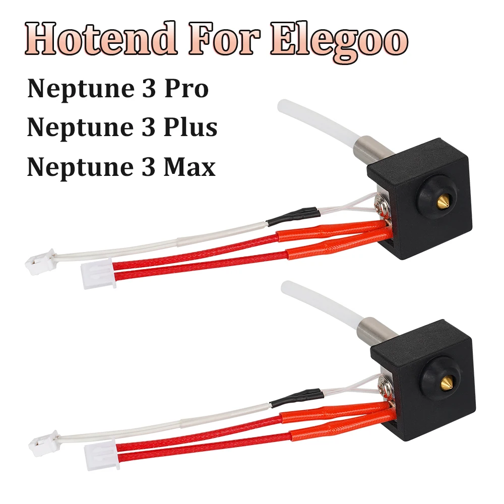 

Печатающая головка для Elegoo Neptune 3 Pro Neptune 3 Plus Neptune 3 Max Hotend Kit 24 В 40 Вт Детали 3D-принтера с горячим концом Биметаллическая теплоразрыв