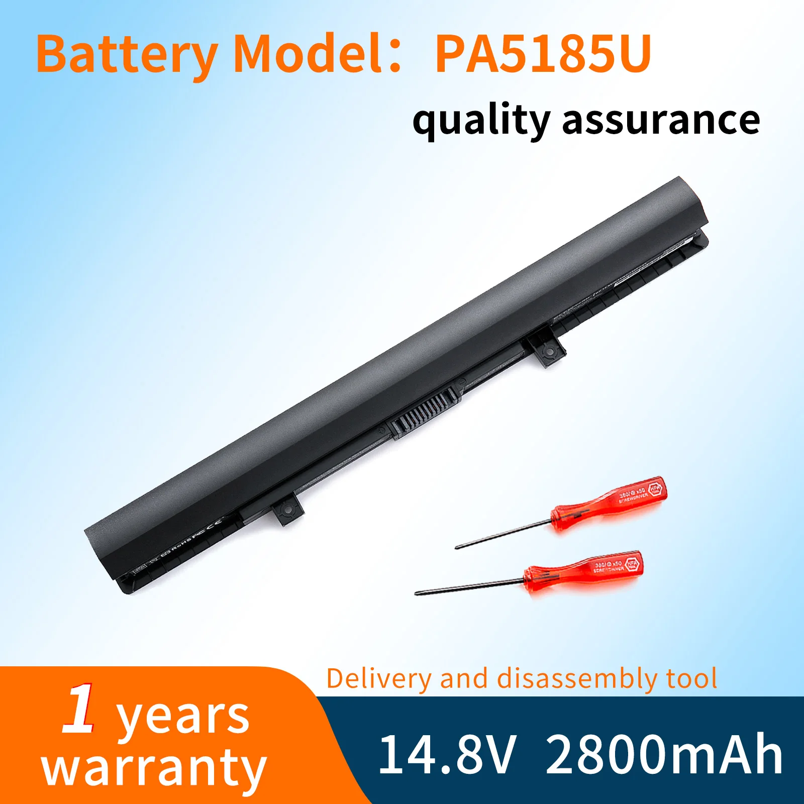 

BVBH PA5185U-1BRS PA5186U-1BRS Battery For Toshiba Satellite C40-B C50-A C50-B C55-A C55-B C55D C55T L40-B L55-B L55D L55T