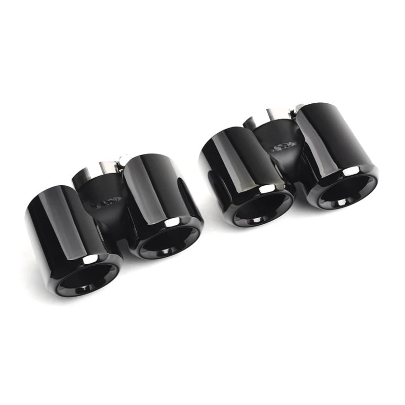 

High Quality Car Exhaust Pipe Modification Tail Throat Tailpipe Steel Black Exhaust Pipe For Land Rover Defender (90/110) 2020+