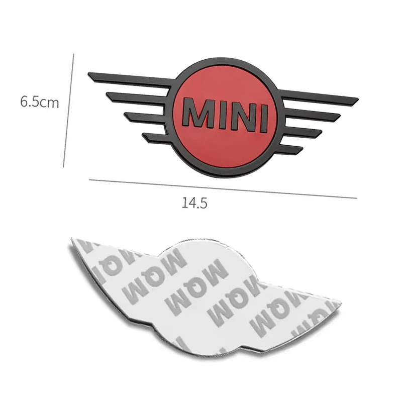 ABS Mini Auto Frontemblem Heckaufkleber Logo für Mini Cooper JCW Works R56 R50 F54 F55 F56 F57 F60 R52 R53 R55 R57 R58 R59 – Detail 9