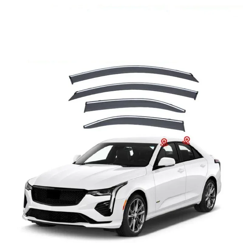 

Window Visor Side Window Deflector Awnings & Shelters For Cadillac CT4 2020 2021 2022 2023 2024