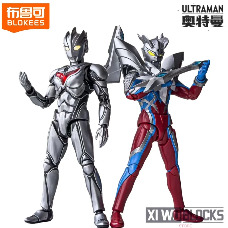 

BLOKEES Ultraman Assembling Building Blocks Ultraman Noa Ultimate Zero Movable Toy Model Desktop Ornaments Collection Gifts