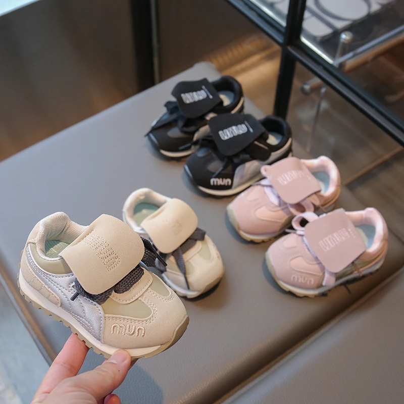 

2025 Spring New Comfortable Kids Sports Shoes Boys Girls Antiskid Shoes Sandals Baby Casual Flat Shoes Kids Soft Sole Sneakers