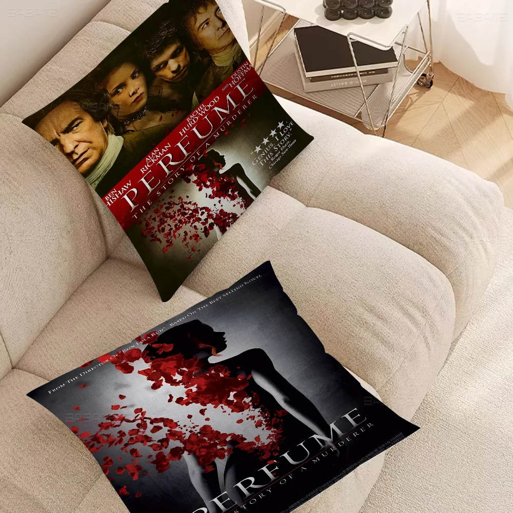 Movie Perfume The Story of a Murderer Pillow Gift Home Office Decoration Pillow Bedroom Sofa Car Cushion CoverPillow Case