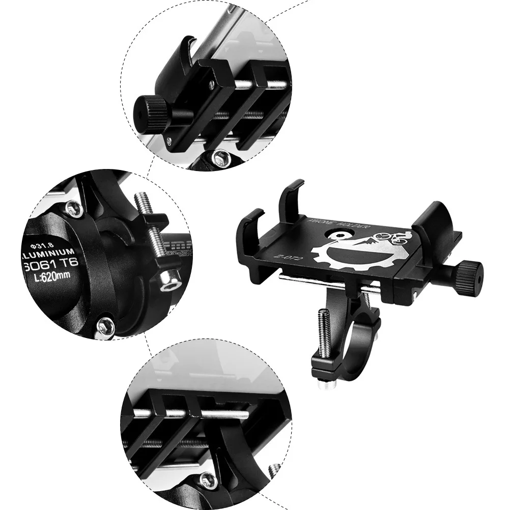 

1 шт., противоударный держатель для телефона, поддержка мобильного телефона, регулируемое автомобильное крепление, вертикальное, горизонтальное использование, прочный, фиксированная накладка для мобильного телефона