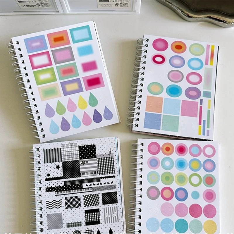 32 قطعة/كتاب جديد الكورية Ins لطيف متعدد المواد ملصق للهاتف كاميرا مجلة DIY لاصقة تزيين Kawaii القرطاسية هدية