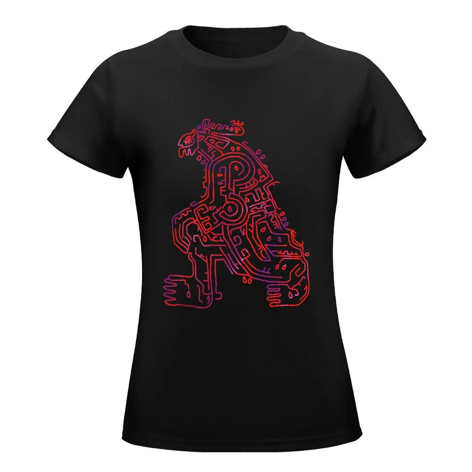 Red Gloom Ganondorf Geoglyph (Totk) T-Shirt summer top oversized Aesthetic clothing anime Women t-shirts