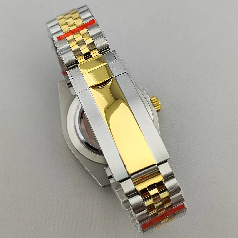 39mm/36mm Gehäuse römisches Zifferblatt Saphirglas Herren hochwertige automatische mechanische Uhr geeignet für nh35 und nh36 Uhrwerke