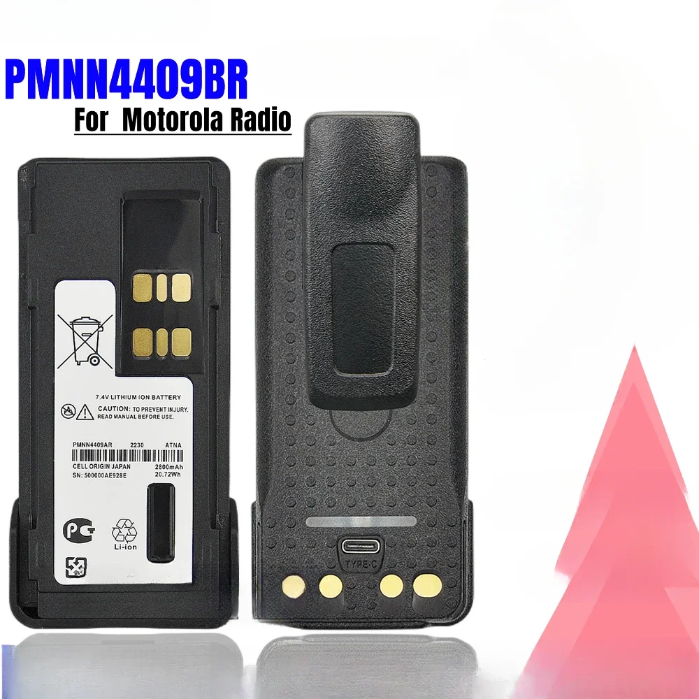 Voor Motorola Xir P8668 P6600i Gp328d Xpr3300 Xpr3500 Xpr7350 Apx 1000 Dp4401 Tweeweg Radio 'S Pmnn4409br Usb Oplaadbare Batterij