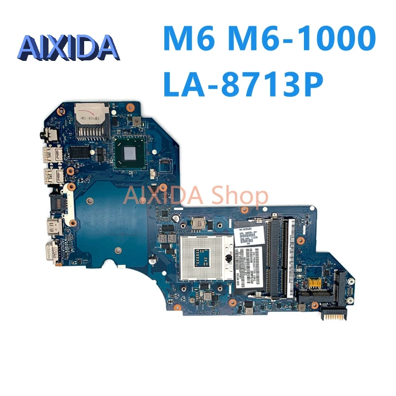 

AIXIDA 698395-501 698395-001 686928-001 QCL50 LA-8713P For HP M6 M6-1000 M6-1045DX laptop motherboard HM77 HD4000 DDR3 full test