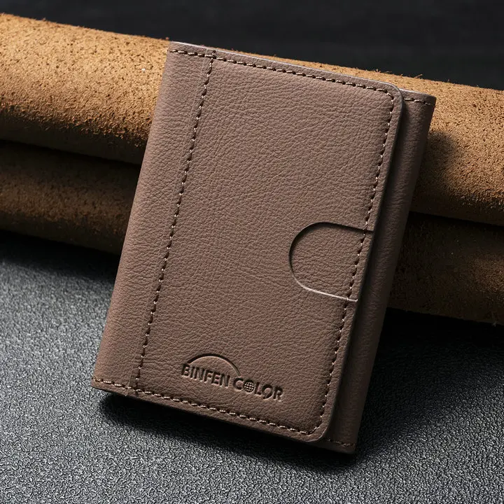 Magnetischer Kartenhalter aus Leder, geeignet für Magsafe-Funktion, Handyhülle, Brieftasche, Flip-Kartenfach, Ständer, Funda-Cover