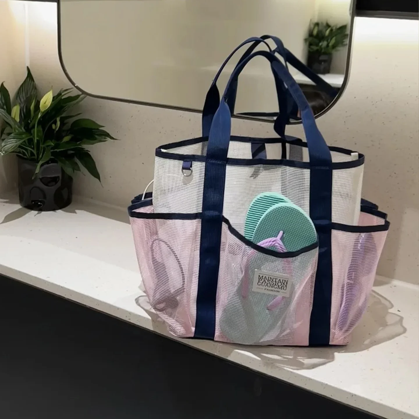 

Большая портативная женская уличная корзина для хранения туалетных принадлежностей Capaci, пляжная сумка, снаряжение для плавания, водонепроницаемая сумка