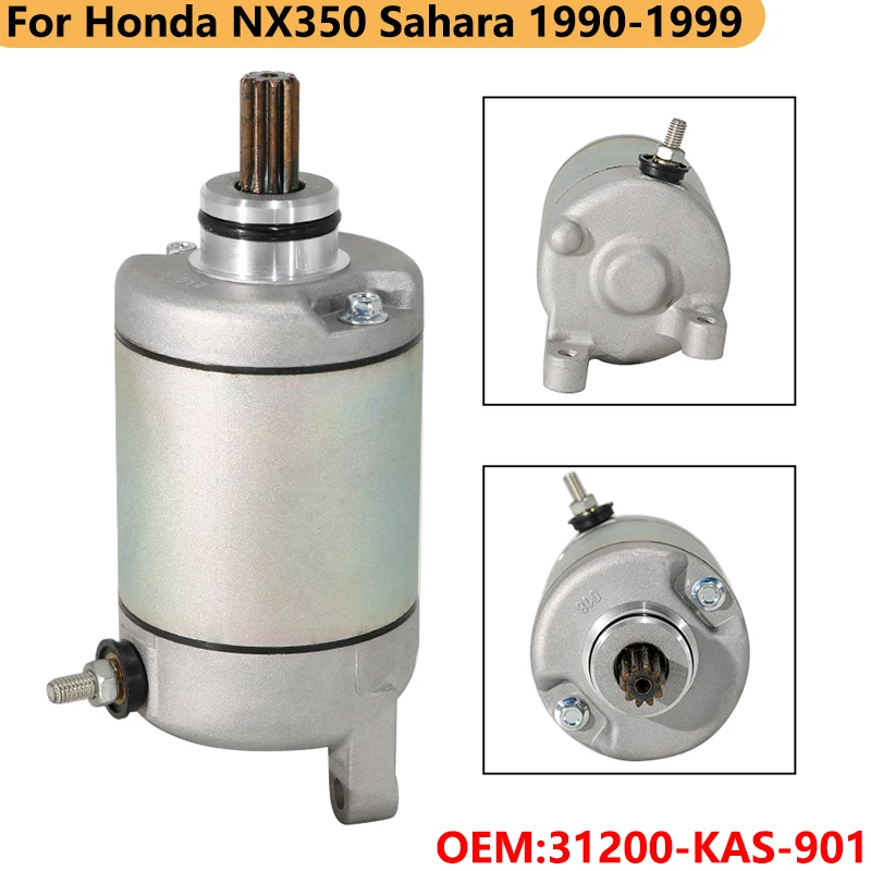 Motor de arranque eléctrico para Honda NX350 Sahara 1990-1999 años OEM: 31200-KAS-901 Accesorios de motor de arranque
