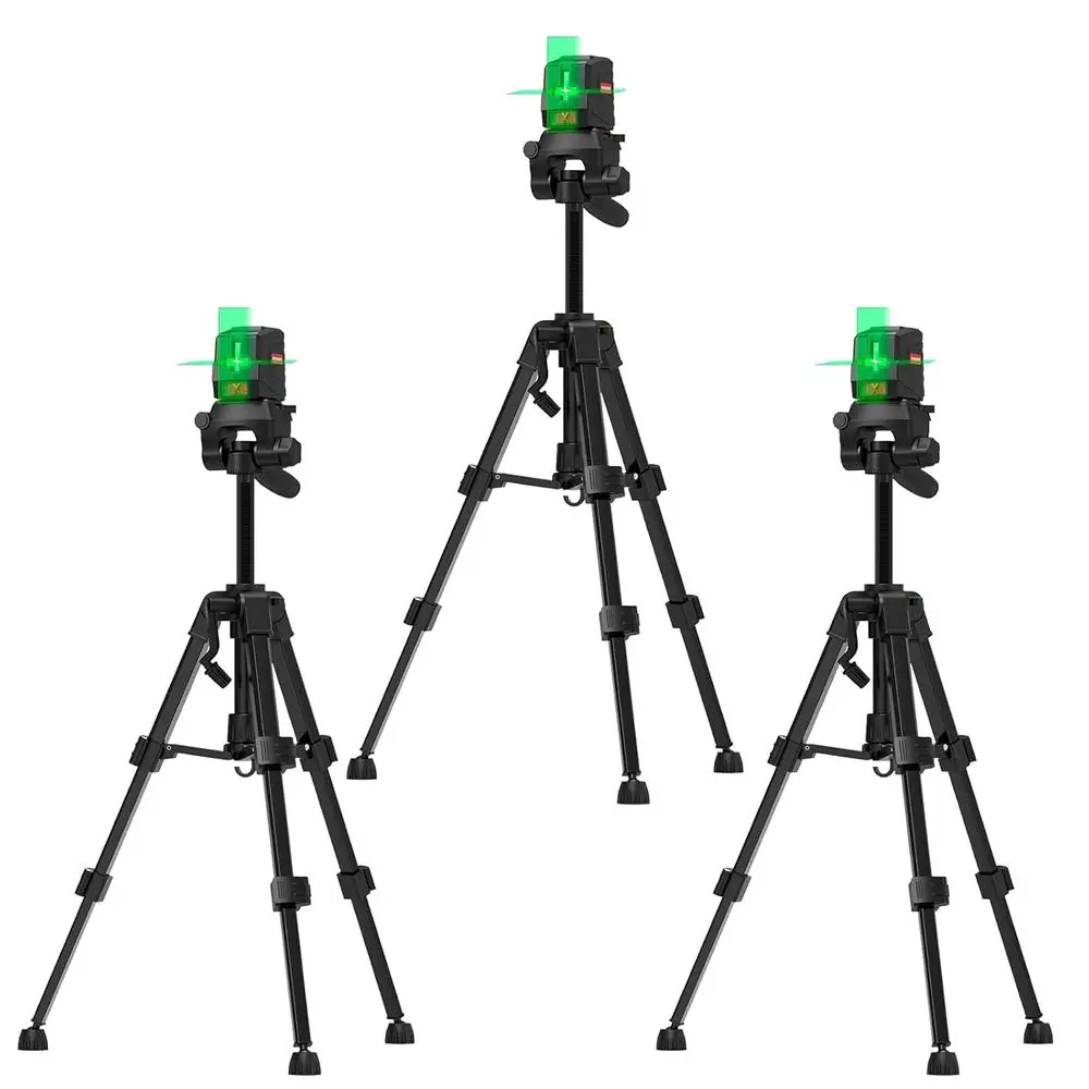 

3 Sets of Laser Tool with Tripod (29-1/2 In),Laser Level 360° Self Leveling, High Brightness Green Cross Line Laser for