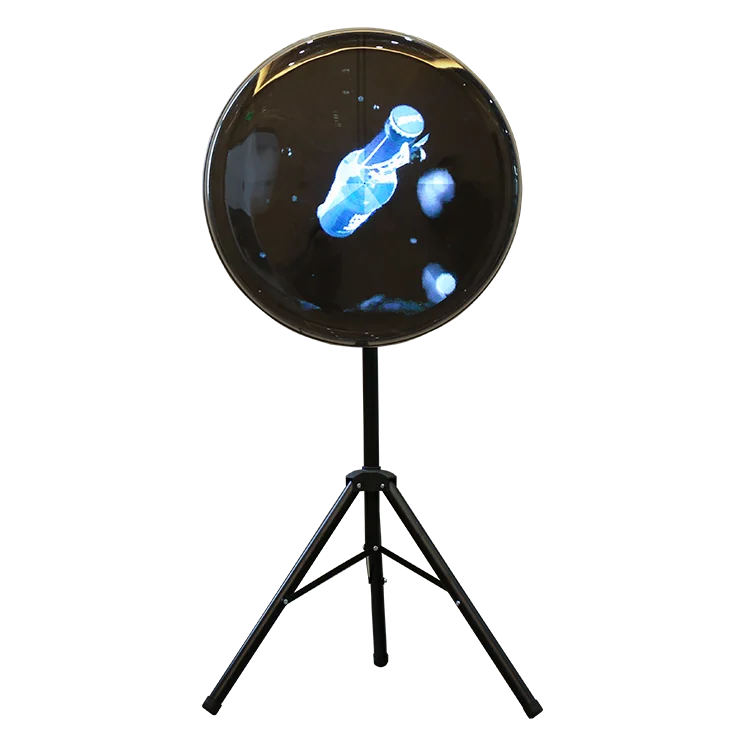 2025 new product full high definition Christmas decoration cheap holographic 3D fan LED display projector advertising hologram