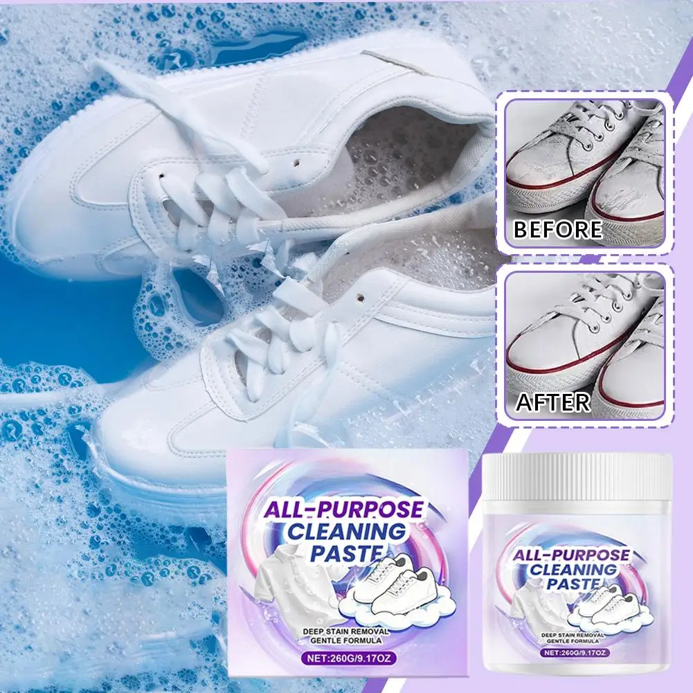 متعددة الأغراض معجون التنظيف المنزلي الملابس الأحذية إزالة الشحوم إزالة التلوث عامل التنظيف اللطيف المنظفات