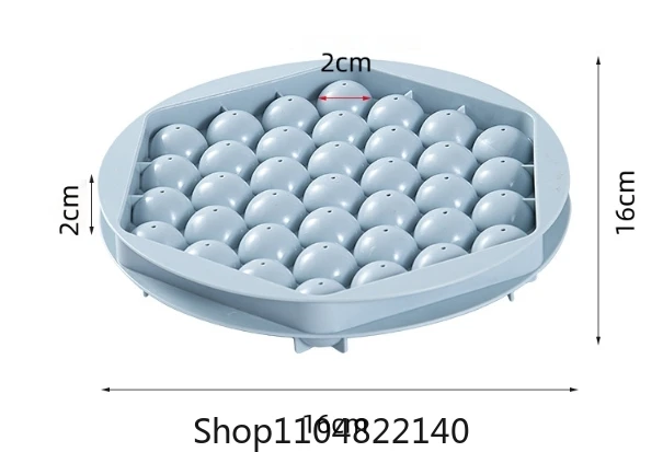 

New Ice ball Cube Tray Jelly Maker Ice Maker Tray Plate Round Whiskey Sphere Silicone Mould Ice Tray Mold for Summer Juice N2R8